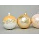 12-piece Set of Christmas Tree Decoration Balls, 6 cm, Czech glass