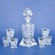 Liqueur set 7 pcs., Quadro - Comet, 300 + 55ml, Crystalite Bohemia