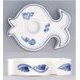 Candle holder Fish 9,2 x 7 cm, Original Blue Onion Pattern