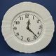 Wall clock 27 cm, Thun 1794, karlovarský porcelán, BERNADOTTE ivory