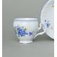 Cup tall coffee 150 ml, Thun 1794 Carlsbad porcelain, BERNADOTTE Forget-me-not-flower