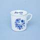 Mug Mozart 0,25 l "Miluji cibulák z Dubí", Original Blue Onion pattern