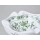 Ashtray 12,5 cm, Green Onion Pattern, Cesky porcelan a.s.