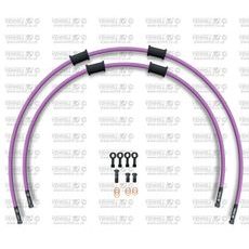 RACE FRONT BRAKE HOSE KIT VENHILL POWERHOSEPLUS SUZ-6026FB-PU (2 ŽARNELĖS RINKINYJE) PURPLE HOSES, BLACK FITTINGS