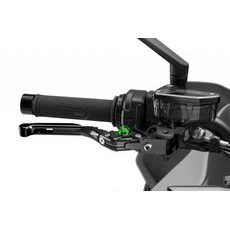 STABDŽIŲ RANKENĖLĖ BE ADAPTERIO PUIG 4.0 414NNV EXTENDABLE FOLDING JUODA/ŽALIA