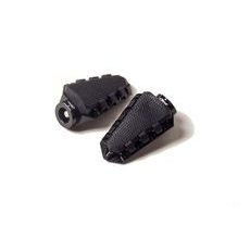 FOOTPEGS WITHOUT ADAPTERS PUIG TRAIL 7319N, JUODOS SPALVOS WITH RUBBER