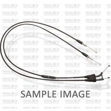 THROTTLE CABLES (PAIR) VENHILL K02-4-042-BK FEATHERLIGHT, JUODOS SPALVOS