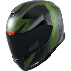 FLIP UP HELMET AXXIS GECKO SV ABS SHIELD F6 MATT GREEN, M DYDŽIO