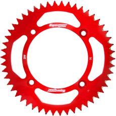 REAR ALU SPROCKET SUPERSPROX RAL-209:50-RED, RAUDONOS SPALVOS 50T, 420