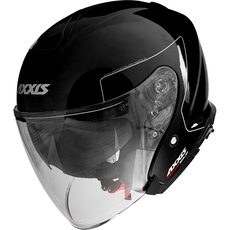 JET HELMET AXXIS MIRAGE SV ABS SOLID BLACK GLOSS, XS DYDŽIO