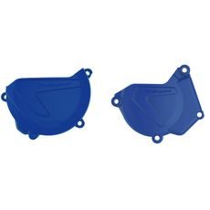 CLUTCH AND IGNITION COVER PROTECTOR KIT POLISPORT 90940, MĖLYNOS SPALVOS