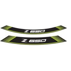 RATLANKIO LIPDUKAS PUIG Z650 9290V ŽALIA SET OF 8 RIM STRIPS