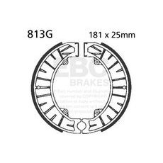 BŪGNINIŲ STABDŽIŲ TRINKELĖS EBC 813G GROOVED