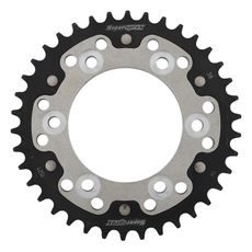 REAR SPROCKET SUPERSPROX STEALTH RST-745:38-SLV, SIDABRINĖS SPALVOS 38T, 525