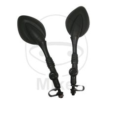 GALINIO VAIZDO VEIDRODIS JMT ZR 0000, JUODOS SPALVOS PACK OF 2 PCS