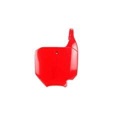 NUMBER PLATE POLISPORT 8663200004, RAUDONOS SPALVOS