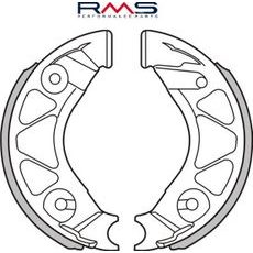 BŪGNINIŲ STABDŽIŲ TRINKELĖS RMS 225120480