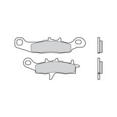 STABDŽIŲ TRINKELĖS BREMBO 07KA22SD