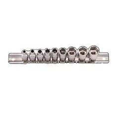 1/4" DRIVE METRIC SOCKET SET VENHILL VT76 9PCS