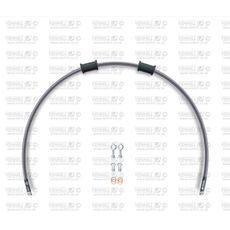 GALINĖS STABDŽIŲ ŽARNELĖS RINKINYS VENHILL POWERHOSEPLUS KAW-6003R-CB (1 ŽARNELĖ RINKINYJE) CARBON HOSES, CHROMED FITTINGS