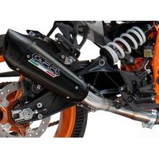 SLIP-ON EXHAUST GPR GP-REVO BLACK TITANIUM E4.D.130.GPRBLTIT TITANIUM MATTE BLACK INCLUDING REMOVABLE DB KILLER AND LINK PIPE