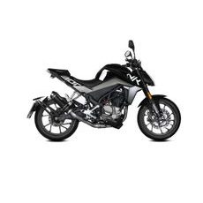 VISAS IŠMETIMO SISTEMOS KOMPLEKTAS 1X1 STORM GP CF.007.LXSBC BLACK WITH CARBON CAP