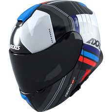 FLIP UP HELMET AXXIS GECKO SV ABS EPIC B7 GLOSS BLUE, XS DYDŽIO