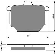 STABDŽIŲ TRINKELĖS GOLDFREN 078 S3