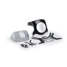 WINDSHIELD UNIVERSAL PUIG SEMI-FAIRING 9516H ANGLIES PLUOŠTO SPALVA SMOKE