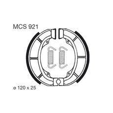 BŪGNINIŲ STABDŽIŲ TRINKELĖS LUCAS MCS 921