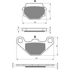 STABDŽIŲ TRINKELĖS GOLDFREN 086 S3