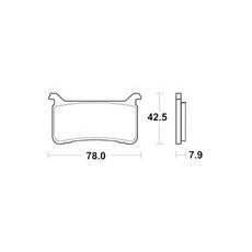 STABDŽIŲ TRINKELĖS ACCOSSATO AGPA250 EV1