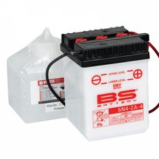 STANDARTINIS AKUMULIATORIUS (SU RŪGŠTIES PAKUOTE) BS-BATTERY 6N4-2A-4 ACID PACK INCLUDED