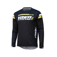 MX jersey YOKO TRE black/yellow, L dydžio