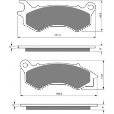 STABDŽIŲ TRINKELĖS GOLDFREN 299 S33 STREET - PRIEKIS