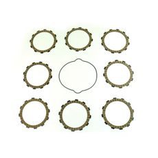 FRICTION PLATES KIT WITH CLUTCH COVER GASKET ATHENA P40230021