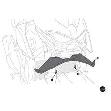 FRONTAL SPOILERS PUIG NAKED 22190C ANGLIES PLUOŠTO SPALVA