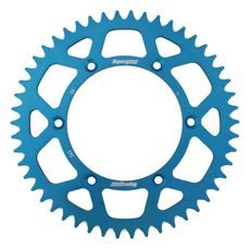 REAR ALU SPROCKET SUPERSPROX RAL-245:50-BLU, MĖLYNOS SPALVOS 50T, 520