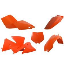 IŠORINIŲ PLASTMASINIŲ DETALIŲ RINKINYS POLISPORT 90652 ORANGE KTM