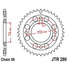 GALINĖ ŽVAIGŽDĖ JT JTR 280-33 33T, 530