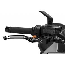 STABDŽIŲ RANKENĖLĖ BE ADAPTERIO PUIG 4.0 4120NT, ILGOS BLACK/ORANGE