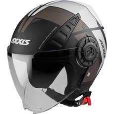 JET HELMET AXXIS METRO ABS METRO B2 GLOSS GREY, L DYDŽIO