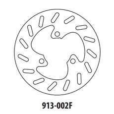 STABDŽIŲ DISKAS GOLDFREN 913-002F PRIEKINIŲ 190 MM