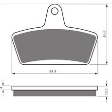 STABDŽIŲ TRINKELĖS GOLDFREN 431 S3