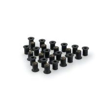 WELLNUTS PUIG 0714N, JUODOS SPALVOS M5 (25PCS)