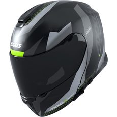 FLIP UP HELMET AXXIS GECKO SV ABS SHIELD B2 GLOSS GREY, XXL DYDŽIO