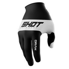 GLOVES SHOT DRAW KID SKY A06-13D1-AK2-04, JUODOS SPALVOS 10/11
