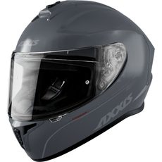 FULL FACE HELMET AXXIS DRAKEN ABS SOLID GREY MATT, XXL DYDŽIO