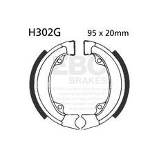 BŪGNINIŲ STABDŽIŲ TRINKELĖS EBC H302G GROOVED