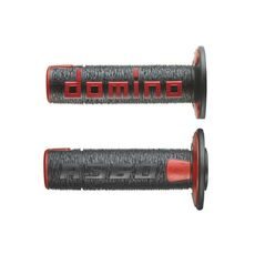 RANKENŲ KOMPLEKTAS VAIRAMS DOMINO OFF-ROAD 184161000, JUODAI RAUDONOS SPALVOS